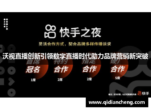沃视直播创新引领数字直播时代助力品牌营销新突破